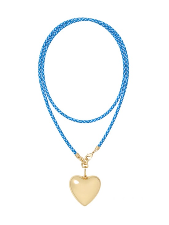 Roxanne Assoulin Jewelry - NWOT Roxanne Assoulin Denim & Gold The Long Happy Cord Charm
Necklace